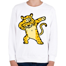 PRINTFASHION Gepárd dab. - Gyerek pulóver - Fehér gyerek pulóver, kardigán