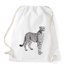 PRINTFASHION Gepárd  - Sportzsák, Tornazsák - Fehér