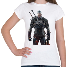 PRINTFASHION Geralt - Női póló - Fehér