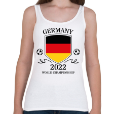 PRINTFASHION Germany 2022 - Női atléta - Fehér női trikó