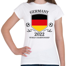 PRINTFASHION Germany 2022 - Női póló - Fehér
