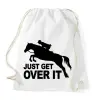 PRINTFASHION Get over it! - Sportzsák, Tornazsák - Fehér