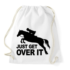 PRINTFASHION Get over it! - Sportzsák, Tornazsák - Fehér tornazsák