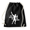 PRINTFASHION Get Ripped or Die Mirin - Zyzz - Sportzsák, Tornazsák - Fekete