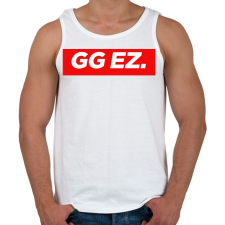 PRINTFASHION GG EZ - Férfi atléta - Fehér atléta, trikó