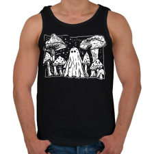 PRINTFASHION Ghost at night - Férfi atléta - Fekete atléta, trikó