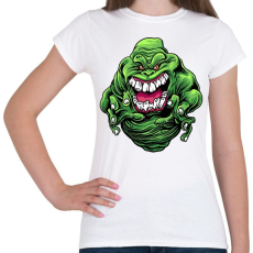 PRINTFASHION Ghost Busters Slimer - Női póló - Fehér