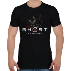 PRINTFASHION Ghost of Tsushima - Férfi póló - Fekete