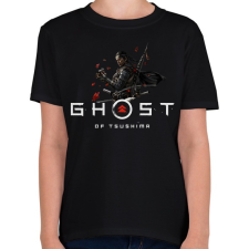 PRINTFASHION Ghost of Tsushima - Gyerek póló - Fekete gyerek póló