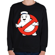 PRINTFASHION Ghostbuster - Gyerek pulóver - Fekete gyerek pulóver, kardigán