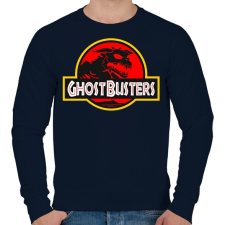 PRINTFASHION Ghostbusters - Férfi pulóver - Sötétkék férfi pulóver, kardigán