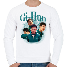 PRINTFASHION Gi-Hun - Squid Game 2 - Férfi pulóver - Fehér