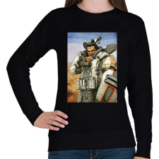 PRINTFASHION Gibraltar - Apex Legends - Női pulóver - Fekete női pulóver, kardigán