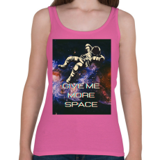 PRINTFASHION GIMME MORE SPACE - Női atléta - Rózsaszín