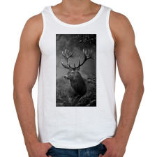 PRINTFASHION Gímszarvas - Férfi atléta - Fehér atléta, trikó