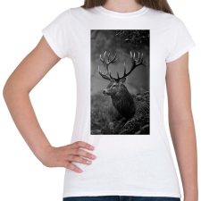 PRINTFASHION Gímszarvas - Női póló - Fehér női póló