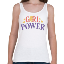 PRINTFASHION Girl power - erős nők - Női atléta - Fehér női trikó