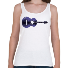 PRINTFASHION Gitár az éjszakában - Női atléta - Fehér