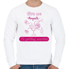 PRINTFASHION Give me margarita - Férfi pulóver - Fehér női pulóver, kardigán