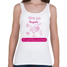 PRINTFASHION Give me margarita - Női atléta - Fehér