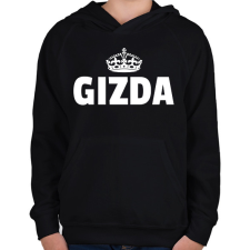 PRINTFASHION GIZDA - Gyerek kapucnis pulóver - Fekete gyerek pulóver, kardigán