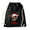 PRINTFASHION GIZMO christmas edition - Sportzsák, Tornazsák - Fekete
