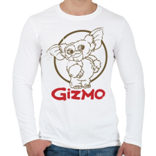 PRINTFASHION Gizmo - Férfi hosszú ujjú póló - Fehér férfi póló
