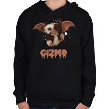 PRINTFASHION GIZMO - Gyerek kapucnis pulóver - Fekete gyerek pulóver, kardigán