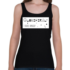 PRINTFASHION Glorifikál - Női atléta - Fekete