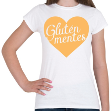 PRINTFASHION gluten-free-love-orange - Női póló - Fehér női póló