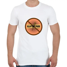 PRINTFASHION Glutenfree2 - Férfi póló - Fehér