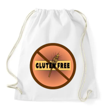 PRINTFASHION Glutenfree2 - Sportzsák, Tornazsák - Fehér tornazsák