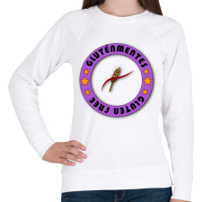 PRINTFASHION Glutenfree5 - Női pulóver - Fehér női pulóver, kardigán