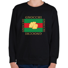 PRINTFASHION Gnocchi - parody - Gyerek pulóver - Fekete gyerek pulóver, kardigán