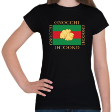PRINTFASHION Gnocchi - parody - Női póló - Fekete női póló