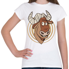 PRINTFASHION Gnú - Női póló - Fehér