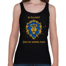 PRINTFASHION Go Alliance - Női atléta - Fekete