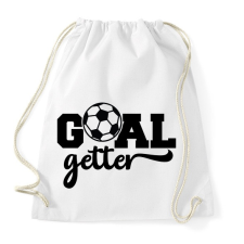 PRINTFASHION Goal getter - Sportzsák, Tornazsák - Fehér tornazsák