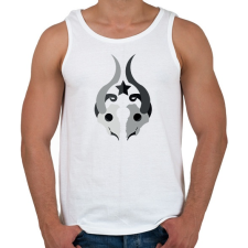 PRINTFASHION goat-skull - Férfi atléta - Fehér atléta, trikó