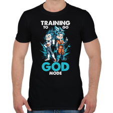 PRINTFASHION GOD MODE - Férfi póló - Fekete férfi póló
