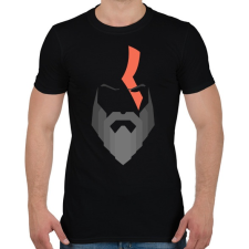 PRINTFASHION god of war - Férfi póló - Fekete férfi póló