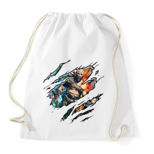 PRINTFASHION God Of War - Sportzsák, Tornazsák - Fehér tornazsák