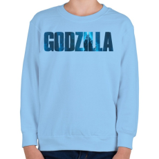 PRINTFASHION Godzi - Gyerek pulóver - Világoskék