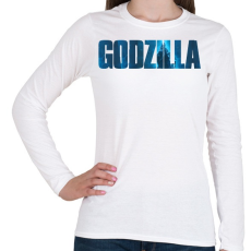 PRINTFASHION Godzi - Női hosszú ujjú póló - Fehér