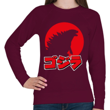 PRINTFASHION Godzi - Női pulóver - Bordó női pulóver, kardigán