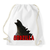 PRINTFASHION Godzilla - Sportzsák, Tornazsák - Fehér
