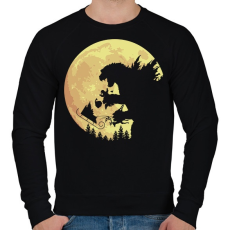 PRINTFASHION Godzilla XSmash - Férfi pulóver - Fekete