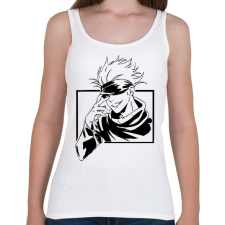 PRINTFASHION Gojo Jujutsu Kaisen Hoodie - Női atléta - Fehér női trikó