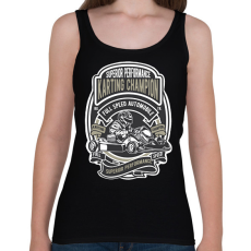 PRINTFASHION gokart - Női atléta - Fekete