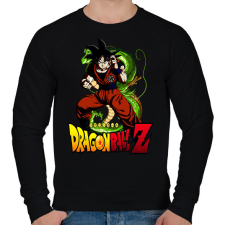 PRINTFASHION goku - Férfi pulóver - Fekete férfi pulóver, kardigán